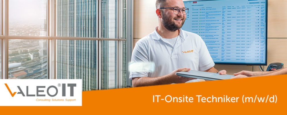 Stellenanzeige On-Site Techniker (m/w/d) | VALEO IT Services International GmbH